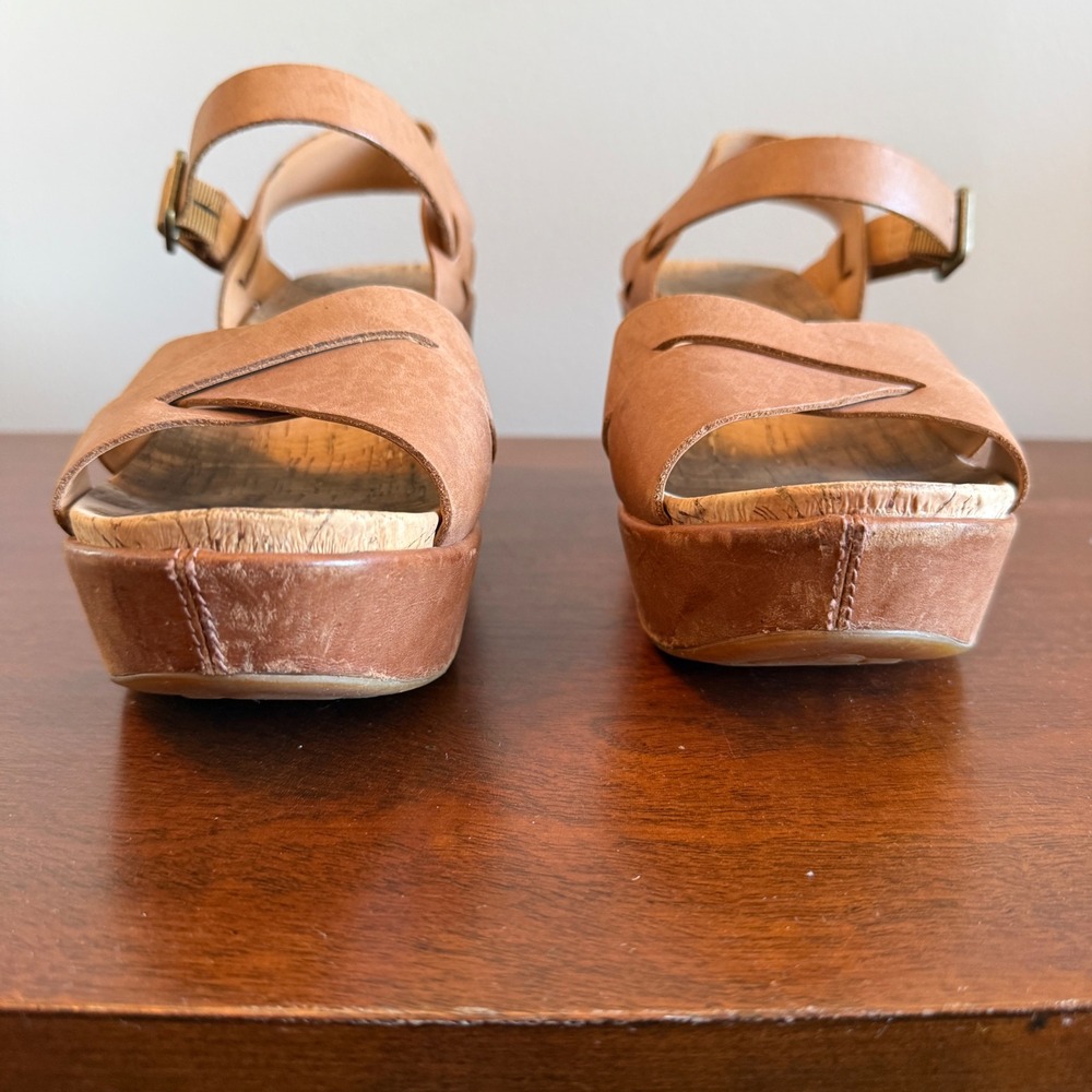 Kork-Ease Ava Wedge Sandals Women's Size 10 Tan - Picture 4 of 8